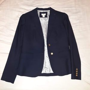 J. Crew Navy Wool Blazer